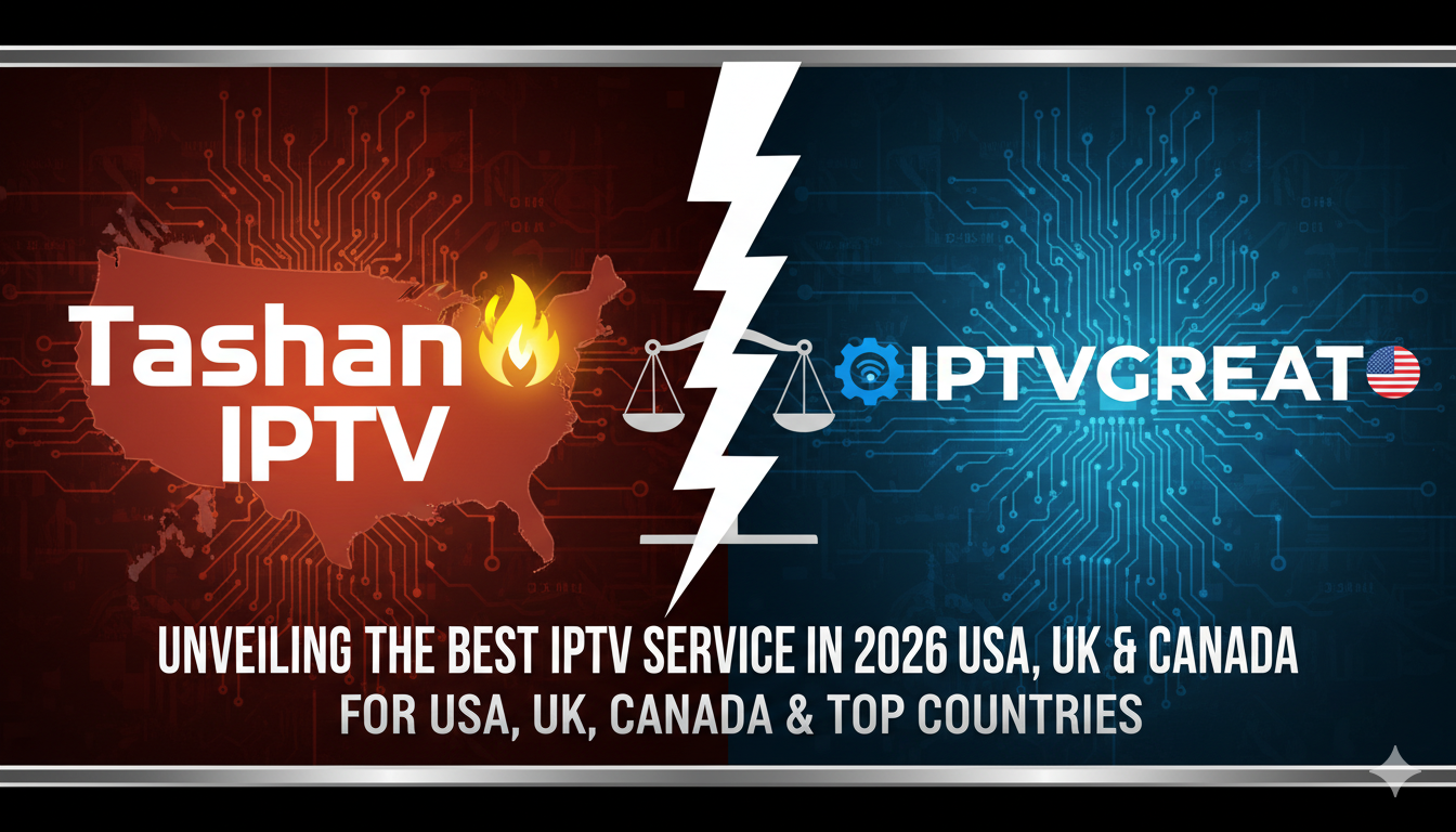 Tashan IPTV vs IPTVGREAT: Unveiling the Best IPTV Service for USA, UK & Canada in 2026
