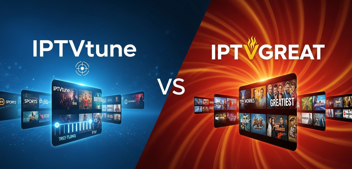 IPTVtune Versus IPTVGREAT: Who Offers the Best IPTV Service?