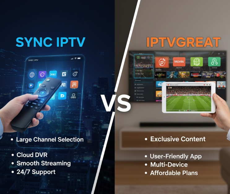 SYNC IPTV vs. IPTVGREAT: Who Provides the Best IPTV Experience in 2026?