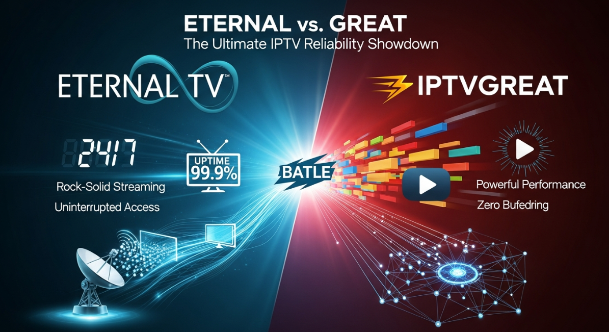 ETERNAL TV vs. IPTVGREAT: A Battle of Reliable IPTV Subscriptions