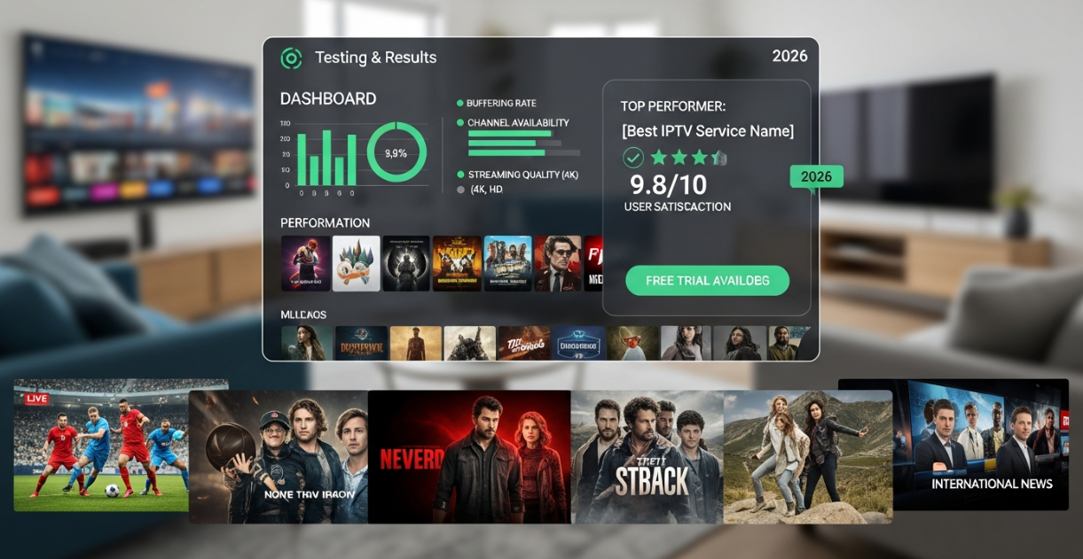 Best IPTV Service in 2026 – Real Testing, Real Results (Free Trial Available)
