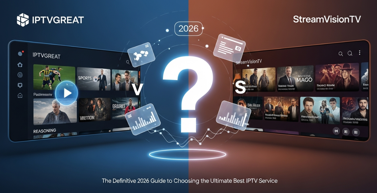 IPTVGREAT vs. StreamVisionTV: The Definitive 2026 Guide to Choosing the Ultimate Best IPTV Service