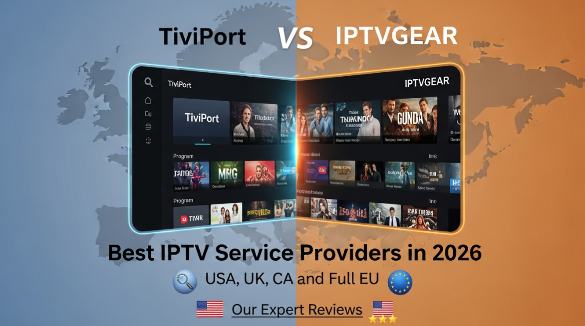 TiviPort vs. IPTVGEAR: Best IPTV Service Providers in 2026 USA, UK, CA and Full EU Our Expert Reviews